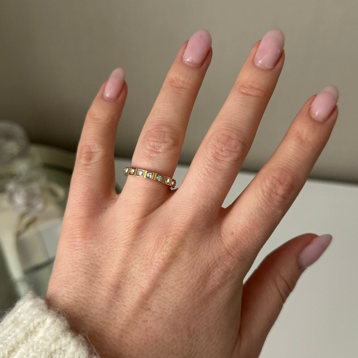 RIFLESSIONE Ring | Edelstahl | wasserfest